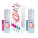 Duo mousse dentifrice blanchissant