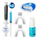 Kit 30 ML blanchiment des dents 2 en 1 avec charbon actif"zero peroxyde" + activateur anti-tache- 